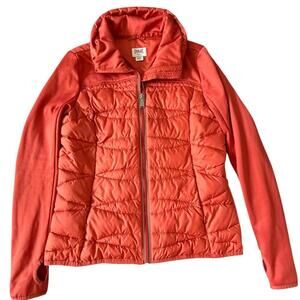 Everlast Coral Hybrid Puffer Jacket Women’s Medium Activewear Zip-Up
